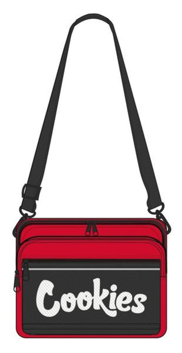 COOKIES VERTEX RIPSTOP NYLON "SMELL PROOF" CROSSBODY / SHOULDER BAG (CM232ASB12)