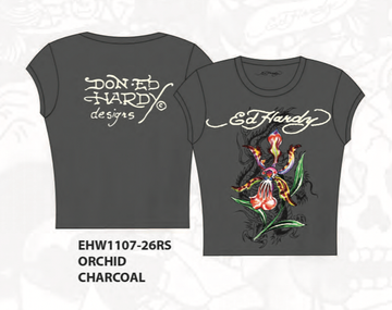 ED HARDY ORCHID CHARCOAL(EHW1107-26RS)