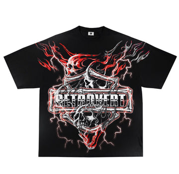 RETROVERT RED SKULL T-SHIRT (SS25 03)