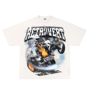 RETROVERT WHITE ATV T-SHIRT (SS25 06)