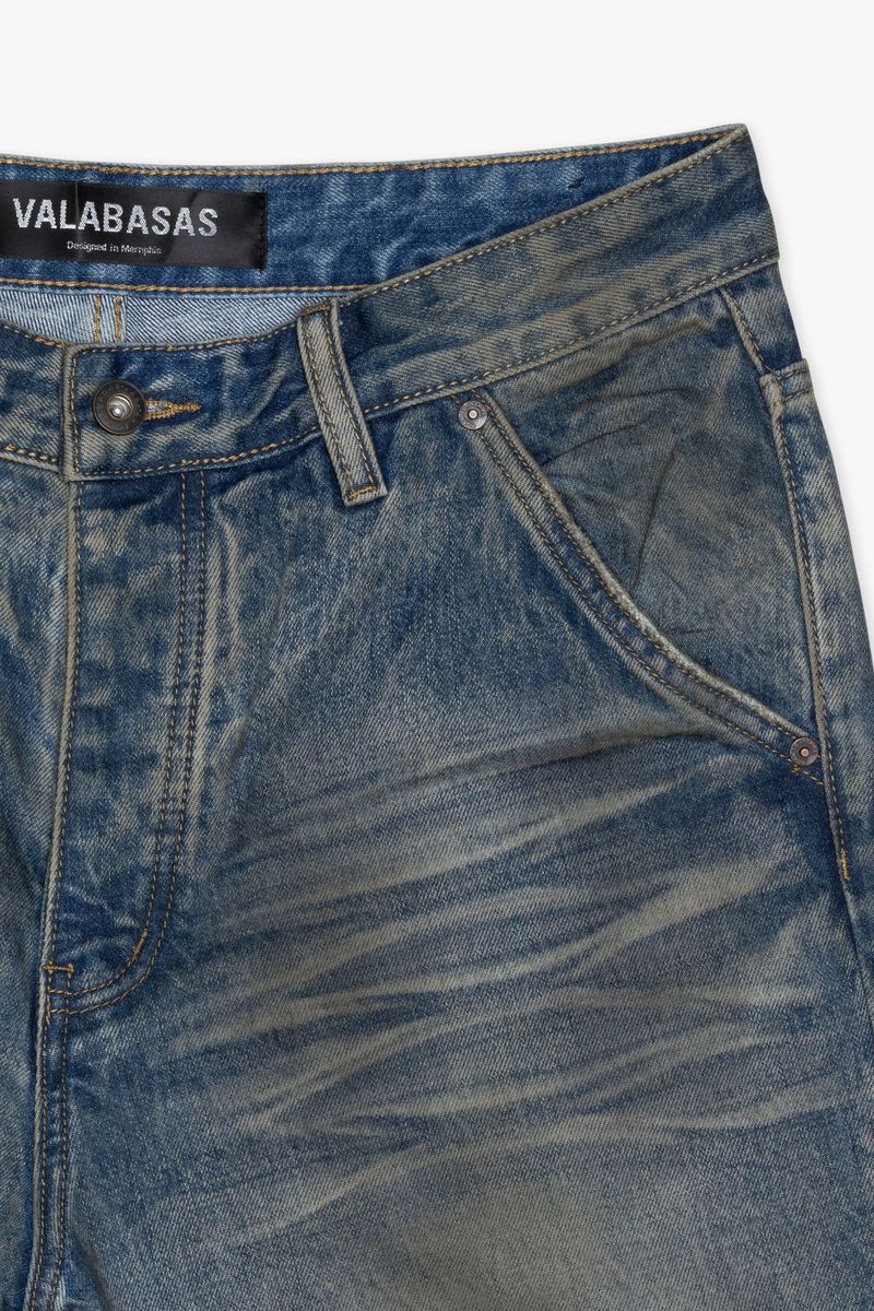 Mr.Shorts-Dirty Vintage Blue