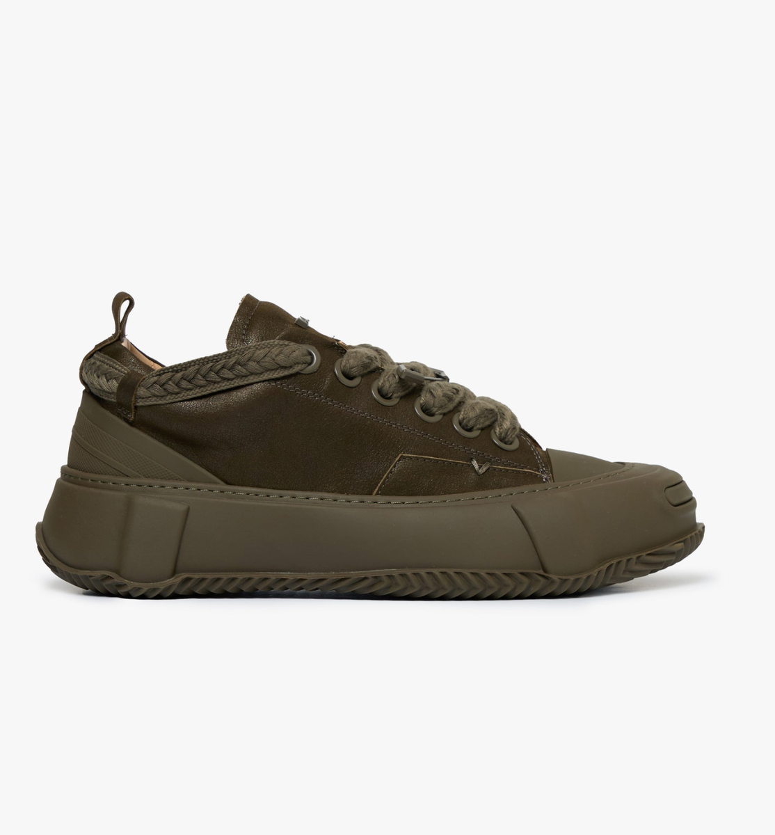 VALABASAS OLIVE LEATHER