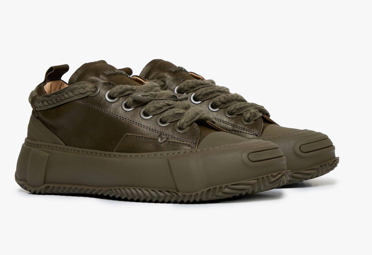VALABASAS OLIVE LEATHER