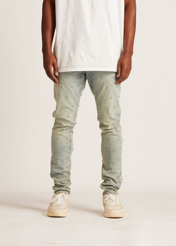 EMBELLISH CYGNUS DENIM-LIGHT WASH