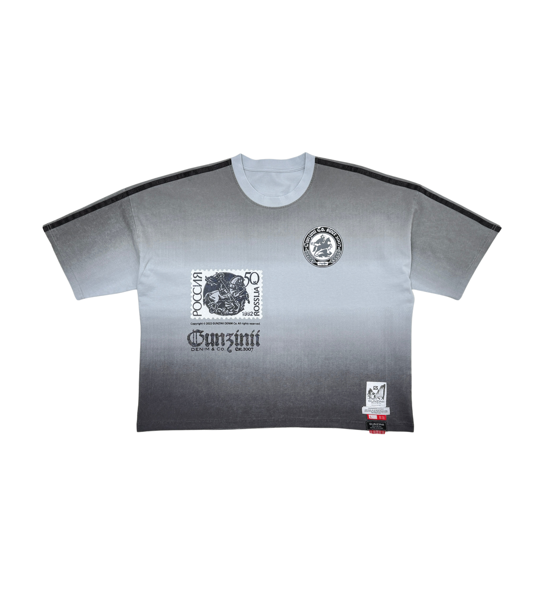 GUNZINII Gunzinii tshirt (GZ564-GRY)