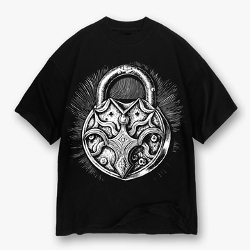 Vtilted Brand Black and White Tee TD-06