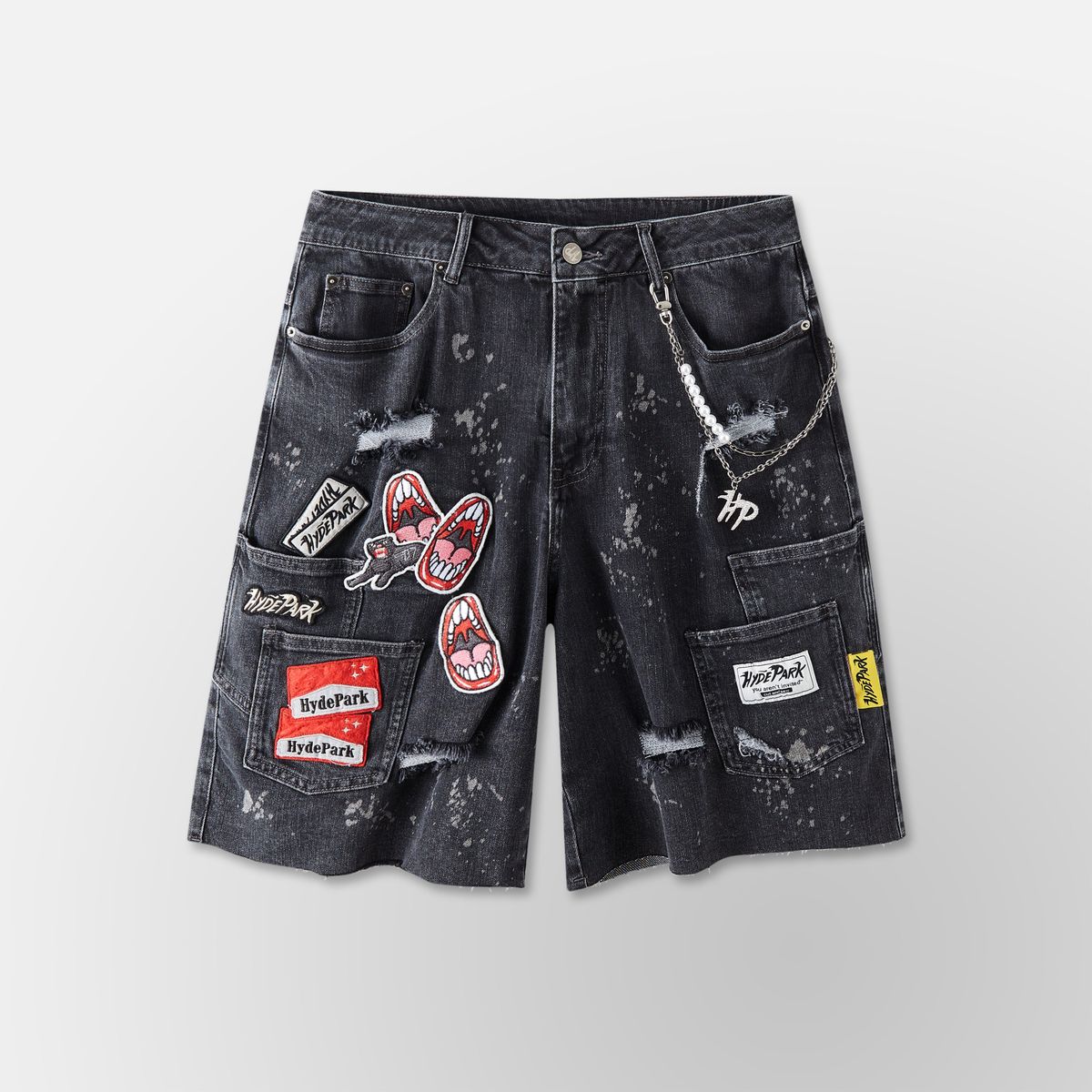 Hydepark Everywear-Denim-Shorts-Black
