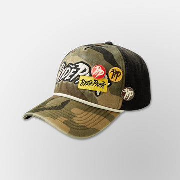Hydepark Ash Fault Denim Cap - Black