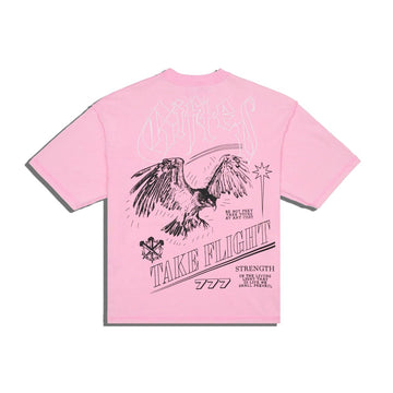 GFTD TAKE FLIGHT PINK TEE (TAKE FLIGHT PINK TEE)