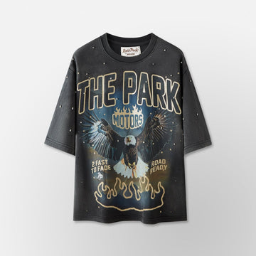 Hyde park Park-Motor-Co-Tee-Black