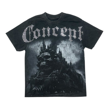 CONCEPTLA "MIDNIGHT" TEE - BLK WASH (CTEE_51)