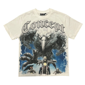 CONCEPTLA "BLACKHAWK" TEE - WHT (CTEE_52)