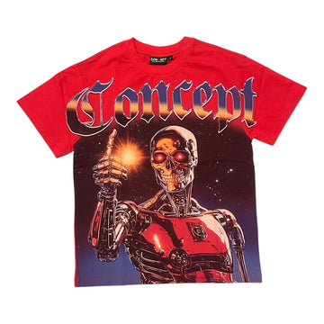 CONCEPTLA "STARLIGHT" TEE - RED (CTEE_53)