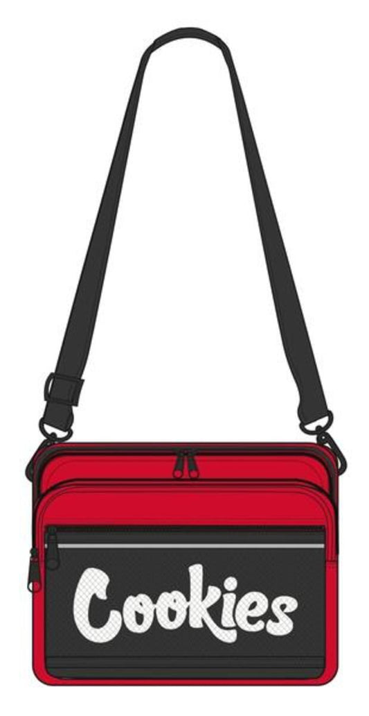 COOKIES VERTEX RIPSTOP NYLON "SMELL PROOF" CROSSBODY / SHOULDER BAG (CM232ASB12)