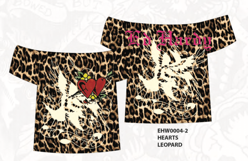 Ed Hardy_0004-2 HEARTS MESH TEE