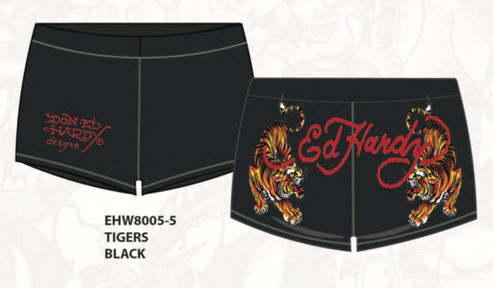 Ed Hardy_8005-5 TIGERS BOOTY SHORT