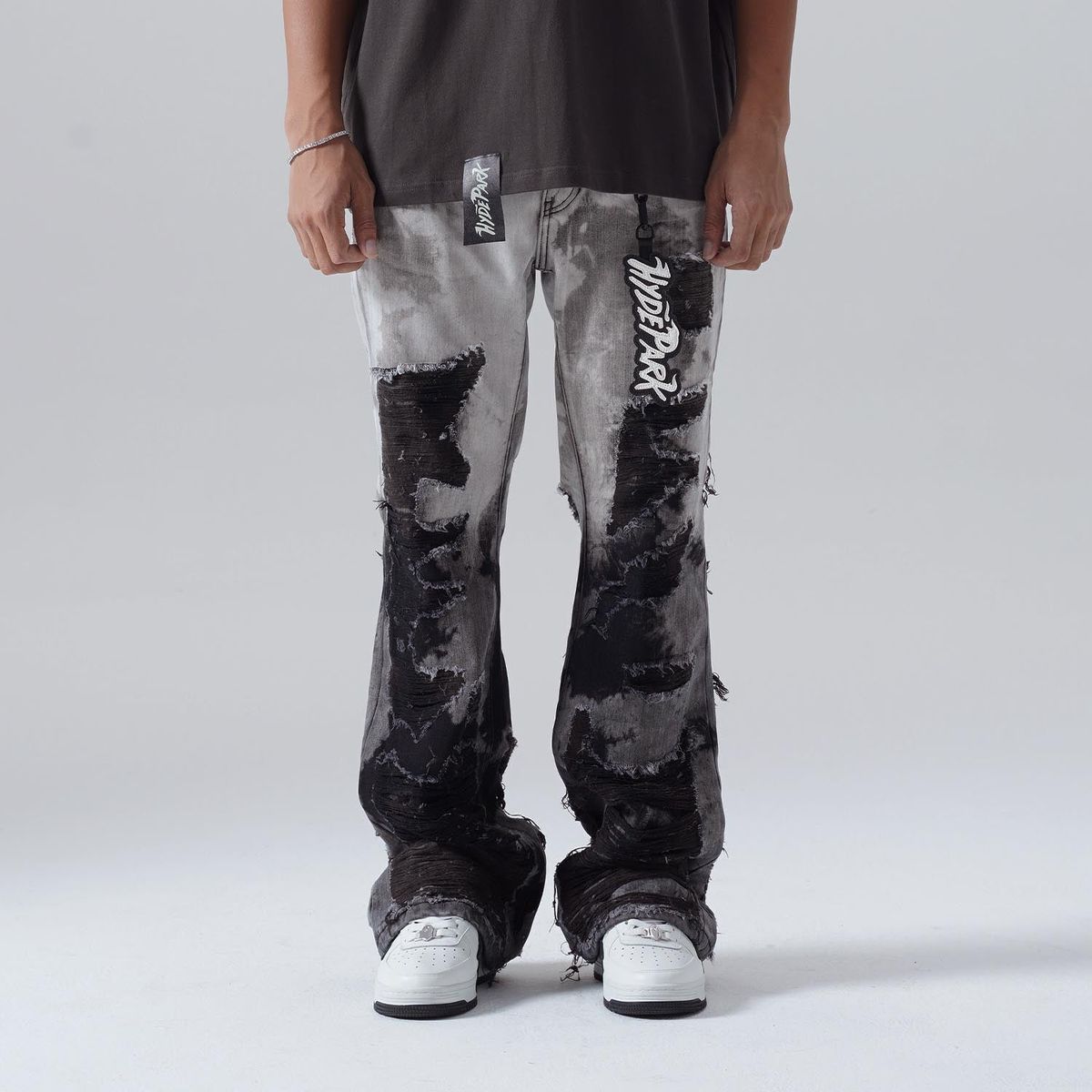 Hydepark baggy brown Denim Pants - Oblivion