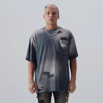 Hydepark Distressed Pocket Tee