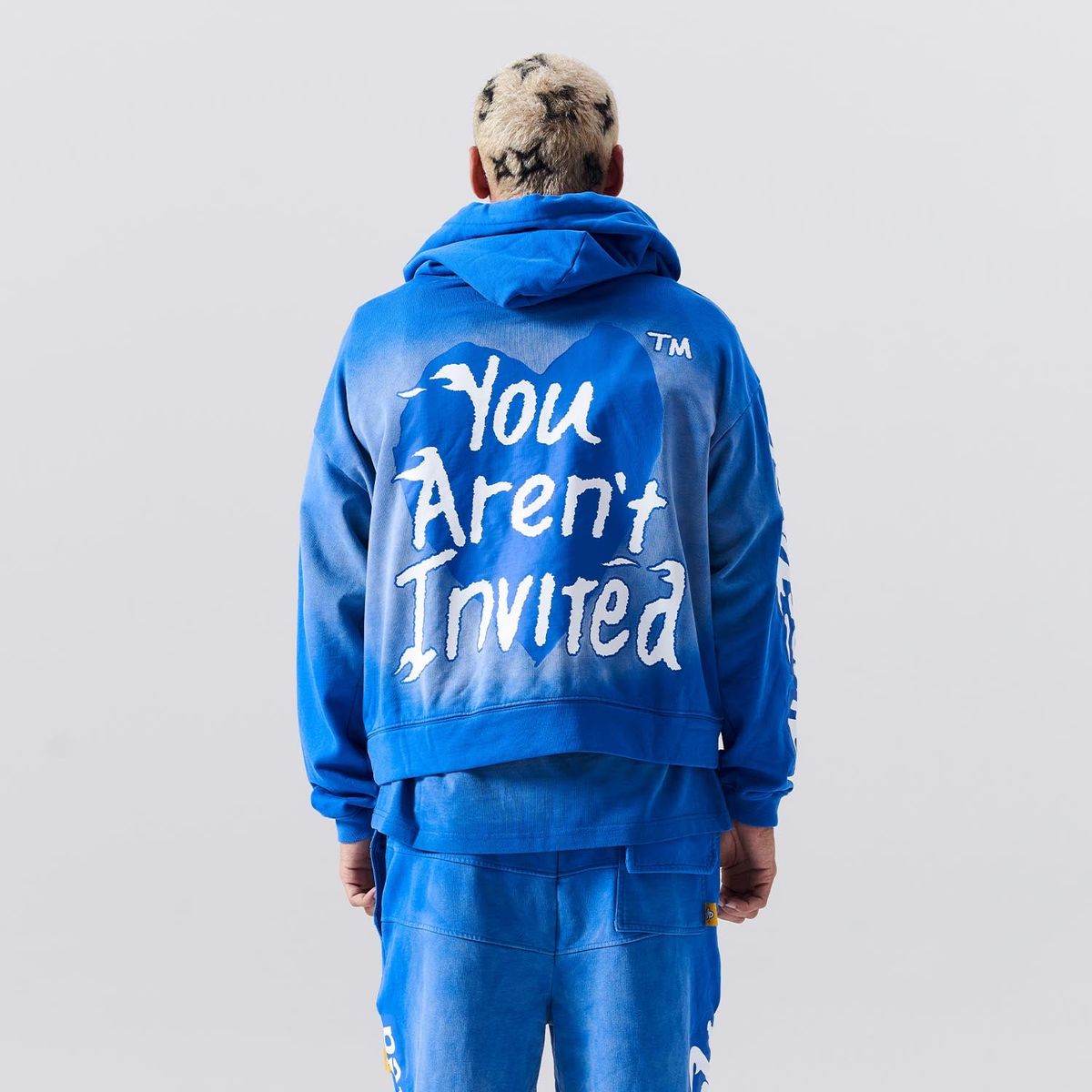 Hydepark Blue Double Velocity Hoodie
