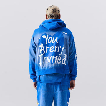 Hydepark Blue Double Velocity Hoodie
