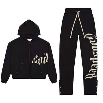 GodSpeed OG Logo Sweatsuit V2 (Black) BOOM (Og-Logo-Sweatsuit-V2-Black-Boom)
