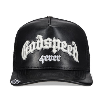 GODSPEED GS FOREVER PREMIUM LEATHER TRUCKER HAT (BRANDBOOM) (Gs-Forever-Premium-Leather-Truck