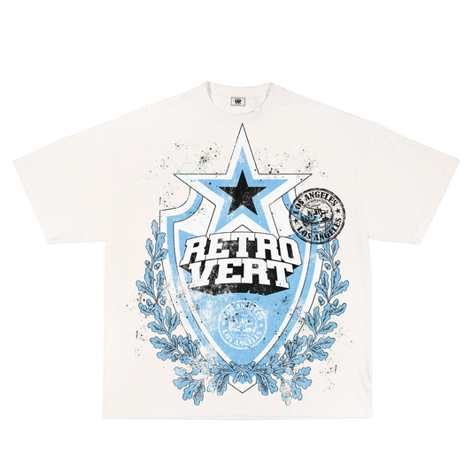 RETROVERT BLUE STAR T-SHIRT (SS25 09)