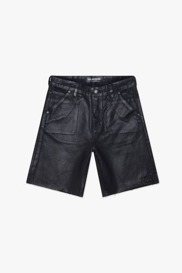 Valabasas Mr.Shorts-Black wash waxed