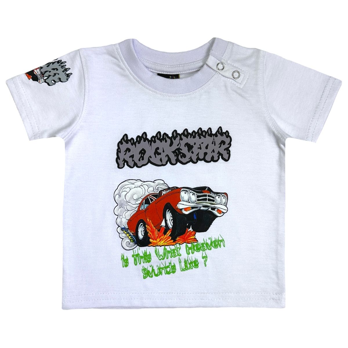 Elite Kids BABIES ELITE WHITE AND GREEN TEE