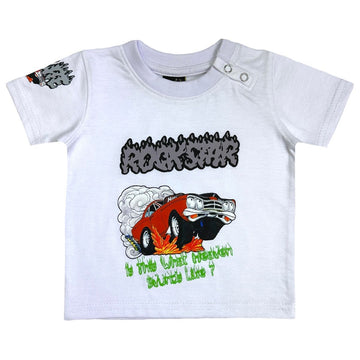 Elite Kids BABIES ELITE WHITE AND GREEN TEE