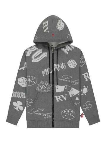 Roberto Vino Grey Milano Games Sweater