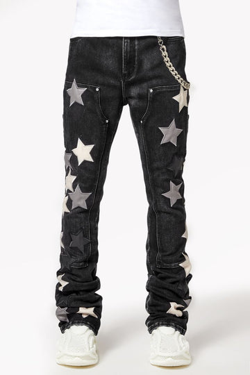 GUAPI Obsidian Black Vintage Stars Denim (Obsidian-Black-Vintage-Stars-Denim)