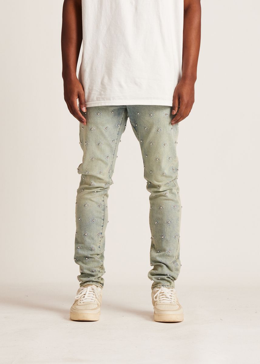 EMBELLISH CYGNUS DENIM-LIGHT WASH