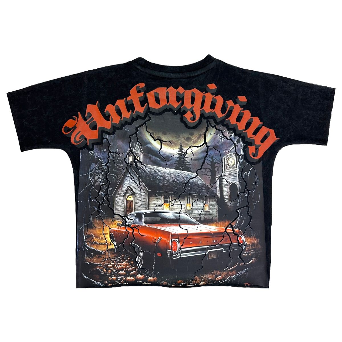 Elite Kids UNFORGIVING Cropped Oversized Tee (4280-JR)