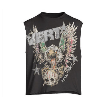 Retrovert GREY CUT-OFF FALCON SKULL (SUMMER25 21)