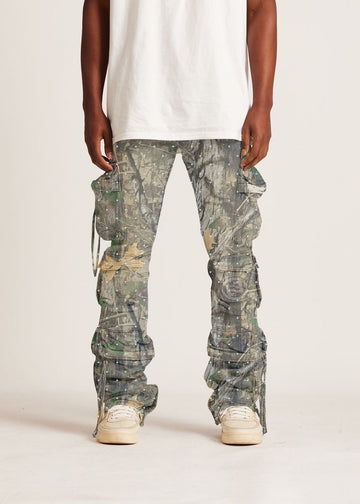 EMBELLISH  HAWK CARGO FLARE (CAMO)-ICED TREE CAMO