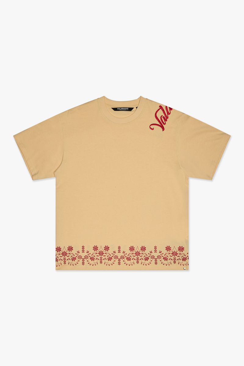 VALABASAS "STRADA" TEE (VLBS-VT1-1019) CREAM