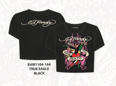 ED HARDY TRUE EAGLE BABY TEE (EHW1104-164)