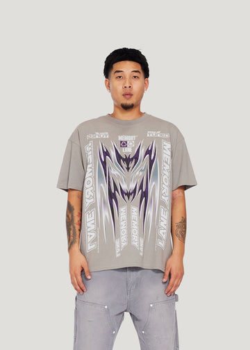 Memory Lane DECAL BANNER TEE (LIGHT GRAY) (ML-HO24-114)