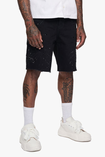 VALABASAS  "SAMBA" DENIM SHORTS (VLBS-VSH2-1020)
