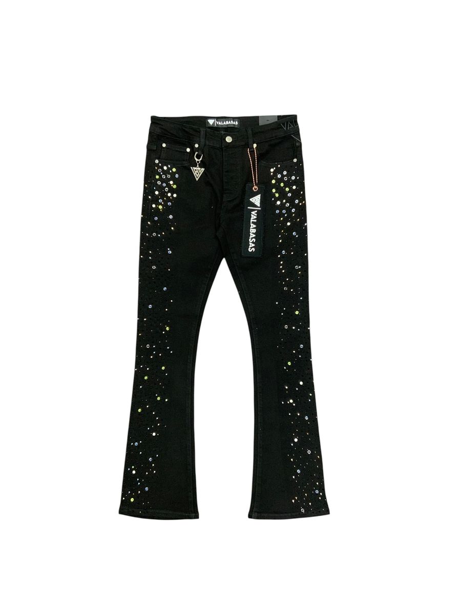 VALABASAS "SHINE" STACKED DENIM (VLBS-VJ3-1025R)