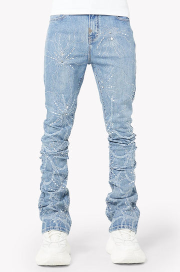 GUAPI Steel Blue Spider Denim