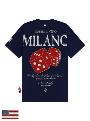 Roberto Vino Blue Milano World Tee (S26RVT1G)
