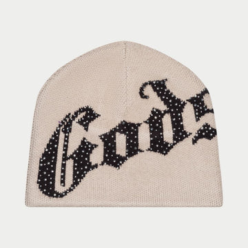 Godspeed OG Logo Studded Beanie (Bone)