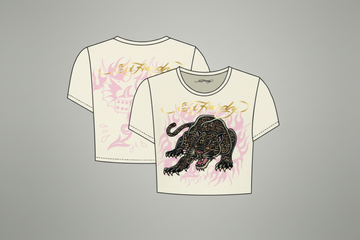ED HARDY LEOPARD PANTHER BABY TEE