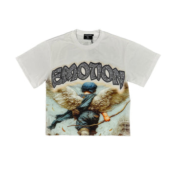 Mixed Emotion White “Arch Angel” Tee (White “Arch Angel” Tee)