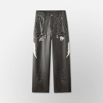 Hydepark Super Speed Racer Moto Pant - Black (Super-Speed-Racer-Moto-Pant-Black)