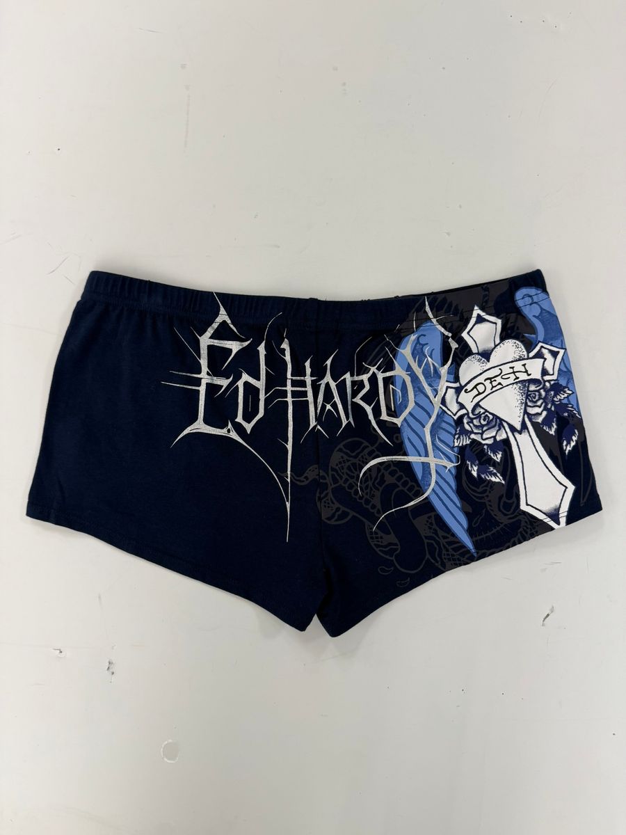 ED HARDY CROSS WINGS BOOTY BIKER SHORT Boost - Ed Hardy
