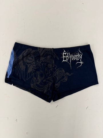 ED HARDY CROSS WINGS BOOTY BIKER SHORT
