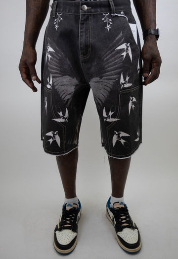 ARMOR BLACK GRAPHIC SHORTS (RM225S)